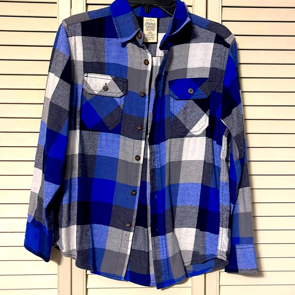 Faded Glory boys button down shirt